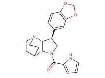 (2R*,3S*,6R*)-3-(1,3-benzodioxol-5-yl)-5-(1H-pyrrol-2-ylcarbonyl)-1,5-diazatricyclo[5.2.2.0~2,6~]undecane