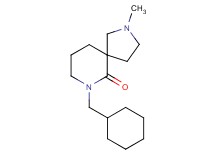 7-(cyclohexylmethyl)-2-methyl-2,7-diazaspiro[4.5]decan-6-one