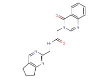 N-(6,7-dihydro-5H-cyclopenta[d]pyrimidin-2-ylmethyl)-2-(4-oxo-3(4H)-quinazolinyl)acetamide