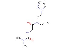 N~2~-[(dimethylamino)carbonyl]-N~1~-ethyl-N~1~-[2-(1H-pyrazol-1-yl)ethyl]glycinamide