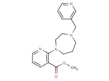 methyl 2-[4-(3-pyridinylmethyl)-1,4-diazepan-1-yl]nicotinate