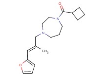 1-(cyclobutylcarbonyl)-4-[(2E)-3-(2-furyl)-2-methylprop-2-en-1-yl]-1,4-diazepane