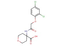 4-{[(2,4-dichlorophenoxy)acetyl]amino}tetrahydro-2H-pyran-4-carboxylic acid