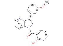 3-{[(3R*,3aR*,7aR*)-3-(3-methoxyphenyl)hexahydro-4,7-ethanopyrrolo[3,2-b]pyridin-1(2H)-yl]carbonyl}pyridin-2-ol
