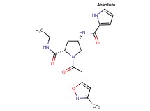 (4S)-N-ethyl-1-[(3-methylisoxazol-5-yl)acetyl]-4-[(1H-pyrrol-2-ylcarbonyl)amino]-L-prolinamide