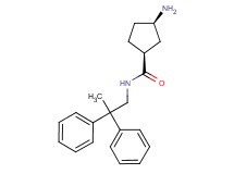 (1S*,3R*)-3-amino-N-(2,2-diphenylpropyl)cyclopentanecarboxamide