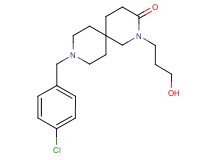 9-(4-chlorobenzyl)-2-(3-hydroxypropyl)-2,9-diazaspiro[5.5]undecan-3-one