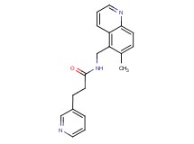 N-[(6-methylquinolin-5-yl)methyl]-3-pyridin-3-ylpropanamide