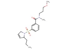 N-(3-methoxypropyl)-N-methyl-3-[(2-propyl-2,5-dihydro-1H-pyrrol-1-yl)sulfonyl]benzamide