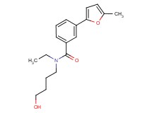 N-ethyl-N-(4-hydroxybutyl)-3-(5-methyl-2-furyl)benzamide