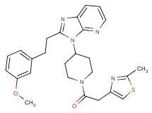 2-[2-(3-methoxyphenyl)ethyl]-3-{1-[(2-methyl-1,3-thiazol-4-yl)acetyl]-4-piperidinyl}-3H-imidazo[4,5-b]pyridine