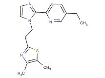 2-{1-[2-(4,5-dimethyl-1,3-thiazol-2-yl)ethyl]-1H-imidazol-2-yl}-5-ethylpyridine