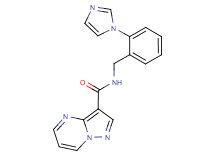N-[2-(1H-imidazol-1-yl)benzyl]pyrazolo[1,5-a]pyrimidine-3-carboxamide