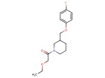1-(ethoxyacetyl)-3-[(4-fluorophenoxy)methyl]piperidine