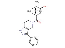 (1S*,2S*,4R*)-1,7,7-trimethyl-4-[(3-phenyl-1,4,6,7-tetrahydro-5H-pyrazolo[4,3-c]pyridin-5-yl)carbonyl]bicyclo[2.2.1]heptan-2-ol