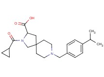 2-(cyclopropylcarbonyl)-8-(4-isopropylbenzyl)-2,8-diazaspiro[4.5]decane-3-carboxylic acid