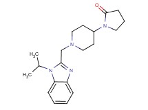 1-{1-[(1-isopropyl-1H-benzimidazol-2-yl)methyl]piperidin-4-yl}pyrrolidin-2-one