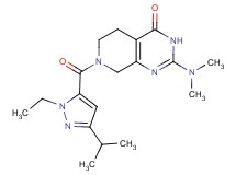 2-(dimethylamino)-7-[(1-ethyl-3-isopropyl-1H-pyrazol-5-yl)carbonyl]-5,6,7,8-tetrahydropyrido[3,4-d]pyrimidin-4(3H)-one