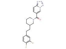 6-({3-[2-(3,4-difluorophenyl)ethyl]-1-piperidinyl}carbonyl)tetrazolo[1,5-a]pyridine