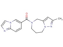 5-(imidazo[1,2-a]pyridin-6-ylcarbonyl)-2-methyl-5,6,7,8-tetrahydro-4H-pyrazolo[1,5-a][1,4]diazepine