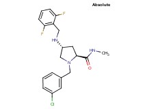 (4R)-1-(3-chlorobenzyl)-4-[(2,6-difluorobenzyl)amino]-N-methyl-L-prolinamide