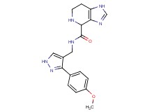 N-{[3-(4-methoxyphenyl)-1H-pyrazol-4-yl]methyl}-4,5,6,7-tetrahydro-1H-imidazo[4,5-c]pyridine-4-carboxamide dihydrochloride