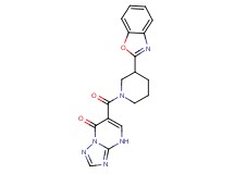 6-{[3-(1,3-benzoxazol-2-yl)piperidin-1-yl]carbonyl}[1,2,4]triazolo[1,5-a]pyrimidin-7(4H)-one