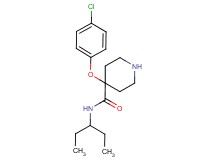 4-(4-chlorophenoxy)-N-(1-ethylpropyl)piperidine-4-carboxamide