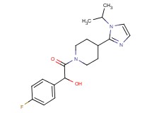 1-(4-fluorophenyl)-2-[4-(1-isopropyl-1H-imidazol-2-yl)-1-piperidinyl]-2-oxoethanol