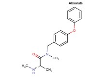 N~1~,N~2~-dimethyl-N~1~-(4-phenoxybenzyl)-L-alaninamide hydrochloride