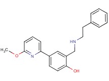 4-(6-methoxy-2-pyridinyl)-2-{[(2-phenylethyl)amino]methyl}phenol