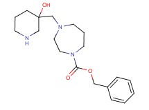 benzyl 4-[(3-hydroxy-3-piperidinyl)methyl]-1,4-diazepane-1-carboxylate dihydrochloride