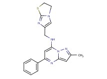 N-(2,3-dihydroimidazo[2,1-b][1,3]thiazol-6-ylmethyl)-2-methyl-5-phenylpyrazolo[1,5-a]pyrimidin-7-amine