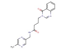 N-[(5-methylpyrazin-2-yl)methyl]-4-(4-oxoquinazolin-3(4H)-yl)butanamide