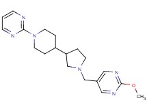 2-methoxy-5-({3-[1-(2-pyrimidinyl)-4-piperidinyl]-1-pyrrolidinyl}methyl)pyrimidine
