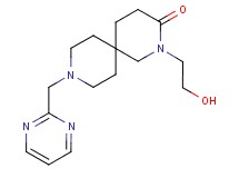 2-(2-hydroxyethyl)-9-(pyrimidin-2-ylmethyl)-2,9-diazaspiro[5.5]undecan-3-one
