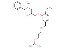 1-[benzyl(methyl)amino]-3-(5-{[(3-isopropoxypropyl)amino]methyl}-2-methoxyphenoxy)-2-propanol