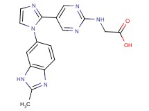 ({5-[1-(2-methyl-1H-benzimidazol-6-yl)-1H-imidazol-2-yl]pyrimidin-2-yl}amino)acetic acid