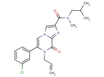 7-allyl-6-(3-chlorophenyl)-N-isobutyl-N-methyl-8-oxo-7,8-dihydroimidazo[1,2-a]pyrazine-2-carboxamide