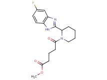 methyl 5-[2-(5-fluoro-1H-benzimidazol-2-yl)-1-piperidinyl]-5-oxopentanoate