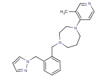 1-(3-methyl-4-pyridinyl)-4-[2-(1H-pyrazol-1-ylmethyl)benzyl]-1,4-diazepane