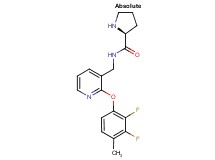 N-{[2-(2,3-difluoro-4-methylphenoxy)pyridin-3-yl]methyl}-L-prolinamide