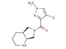 rel-(4aS,7aS)-6-[(4-chloro-1-methyl-1H-pyrazol-3-yl)carbonyl]octahydro-1H-pyrrolo[3,4-b]pyridine hydrochloride