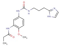 N-{5-[({[3-(1H-imidazol-2-yl)propyl]amino}carbonyl)amino]-2-methoxyphenyl}propanamide