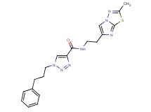N-[2-(2-methylimidazo[2,1-b][1,3,4]thiadiazol-6-yl)ethyl]-1-(3-phenylpropyl)-1H-1,2,3-triazole-4-carboxamide