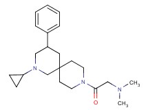 2-(2-cyclopropyl-4-phenyl-2,9-diazaspiro[5.5]undec-9-yl)-N,N-dimethyl-2-oxoethanamine
