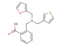2-{[(2-furylmethyl)(3-thienylmethyl)amino]methyl}benzoic acid