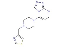 5-[4-(1,3-thiazol-4-ylmethyl)piperazin-1-yl][1,2,4]triazolo[4,3-a]pyrimidine