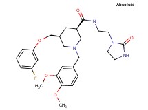 (3R,5S)-1-(3,4-dimethoxybenzyl)-5-[(3-fluorophenoxy)methyl]-N-[2-(2-oxo-1-imidazolidinyl)ethyl]-3-piperidinecarboxamide