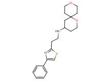 1,9-dioxaspiro[5.5]undec-4-yl[2-(4-phenyl-1,3-thiazol-2-yl)ethyl]amine